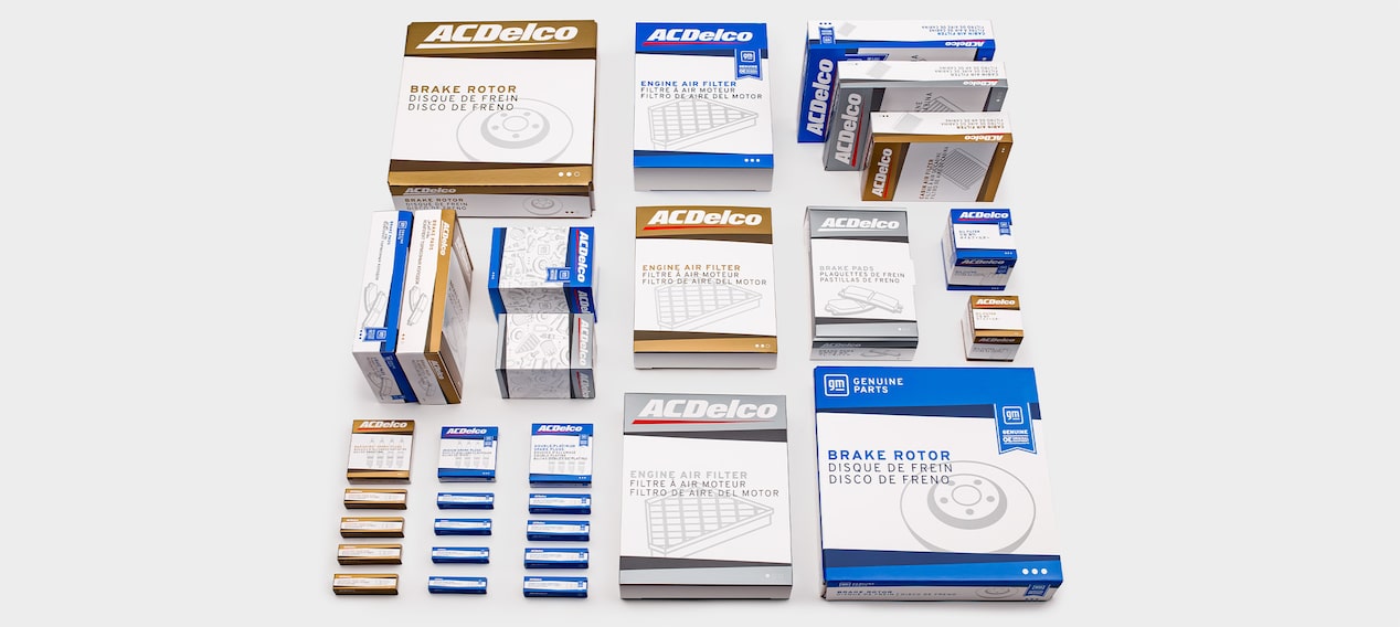 ACDelco OE, Gold and Silver Parts and Accessories in Packaging